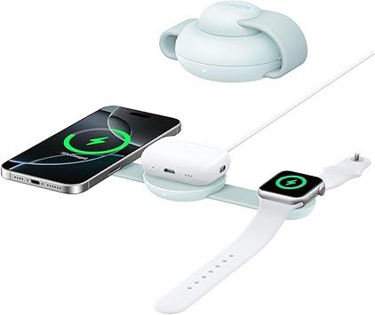 ANKER MagGo (3-in-1, Foldable Pad) - Green