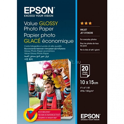 Epson Value Glossy Photo Paper 10x15
