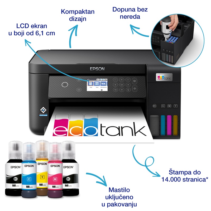 Epson EcoTank MFP L6260 Color A4 štampač